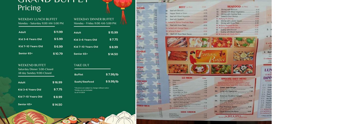 Grand Buffet Menu