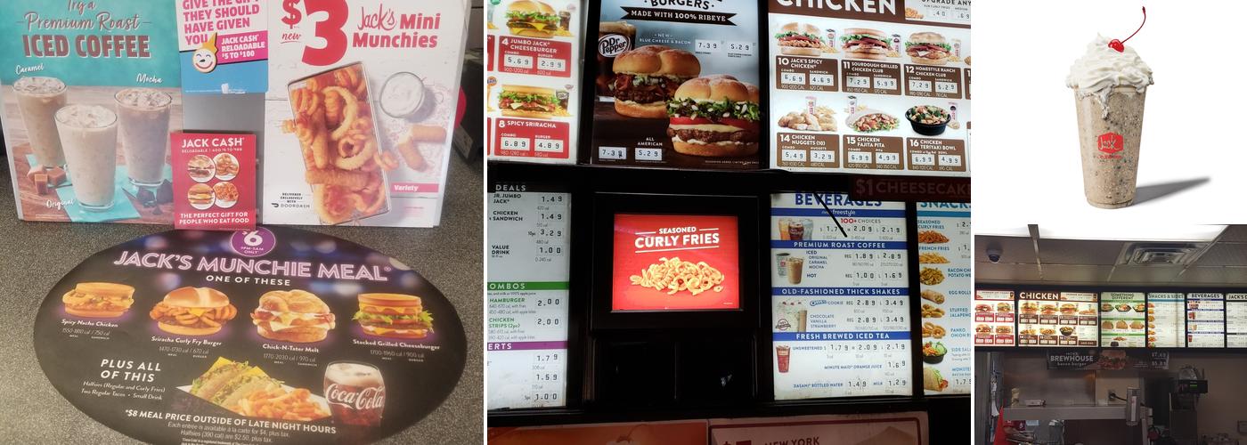 Jack in the Box Menu