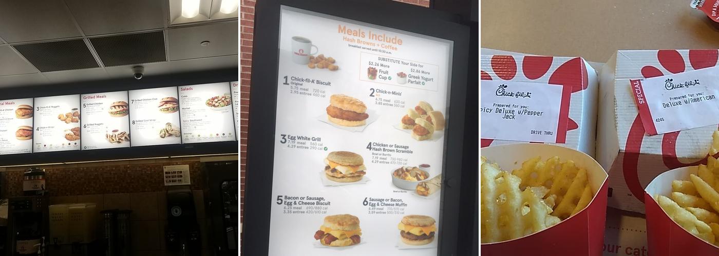 Chick-fil-A Menu