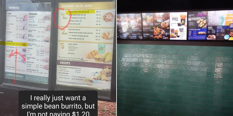 Taco Bell / KFC Menu