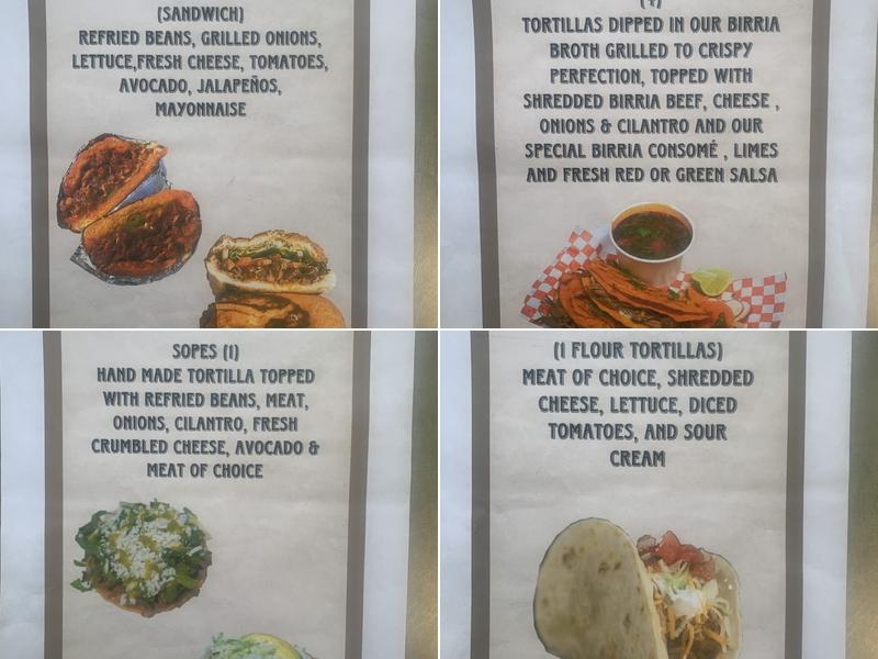 Taqueria Veracruz Menu