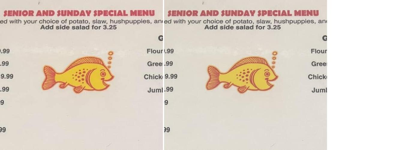 Riverside Fish House Menu