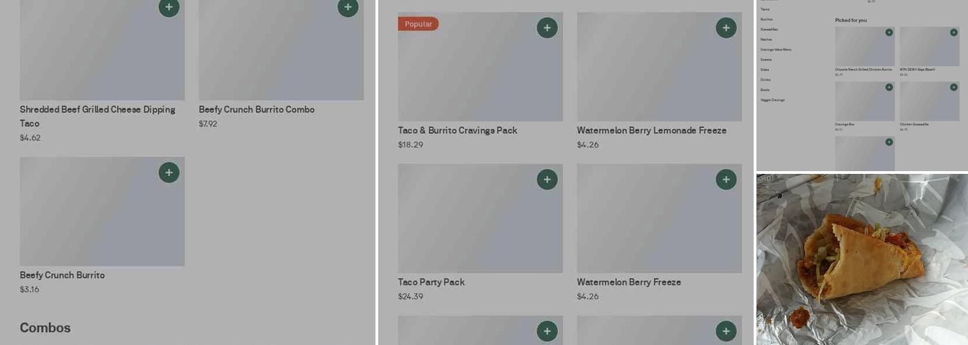 Taco Bell Menu