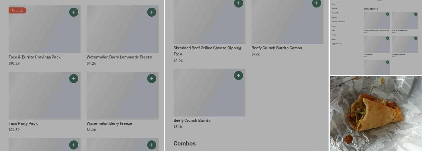 Taco Bell Menu