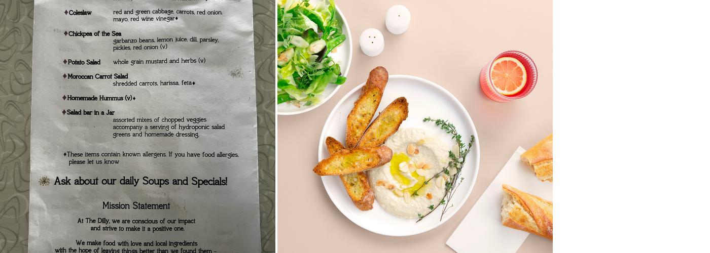 The Dilly Deli Menu