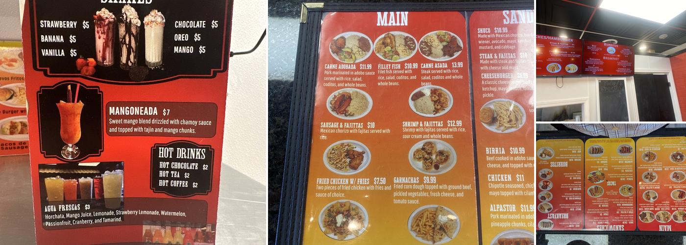 Joyabateca Restaurant Menu