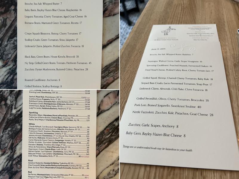Frankie's Menu