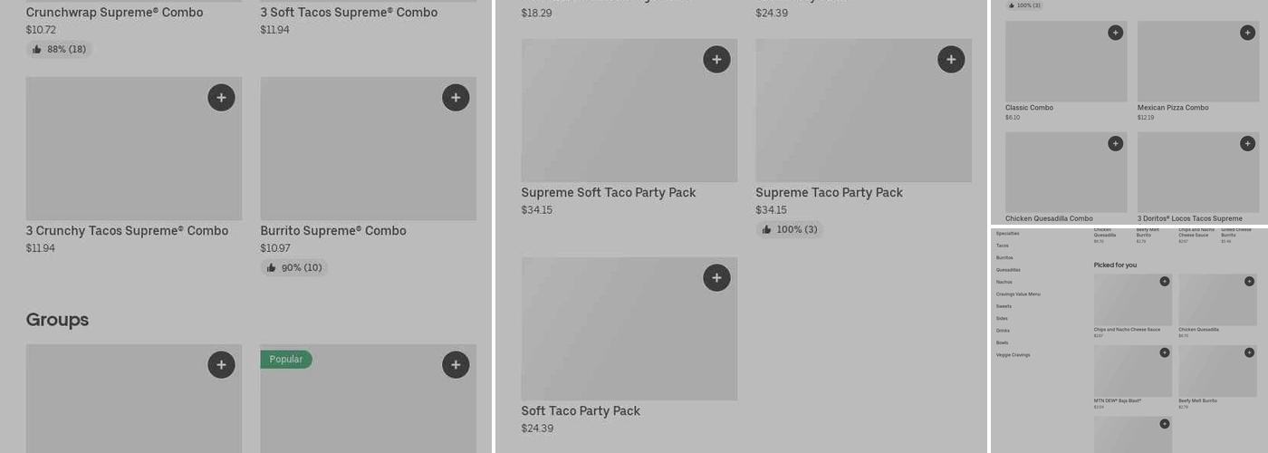 Taco Bell Menu