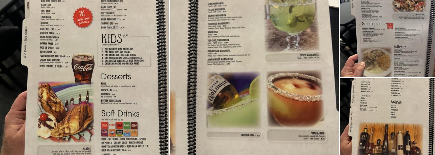 Camino Viejo #2 Mexican Grill Menu