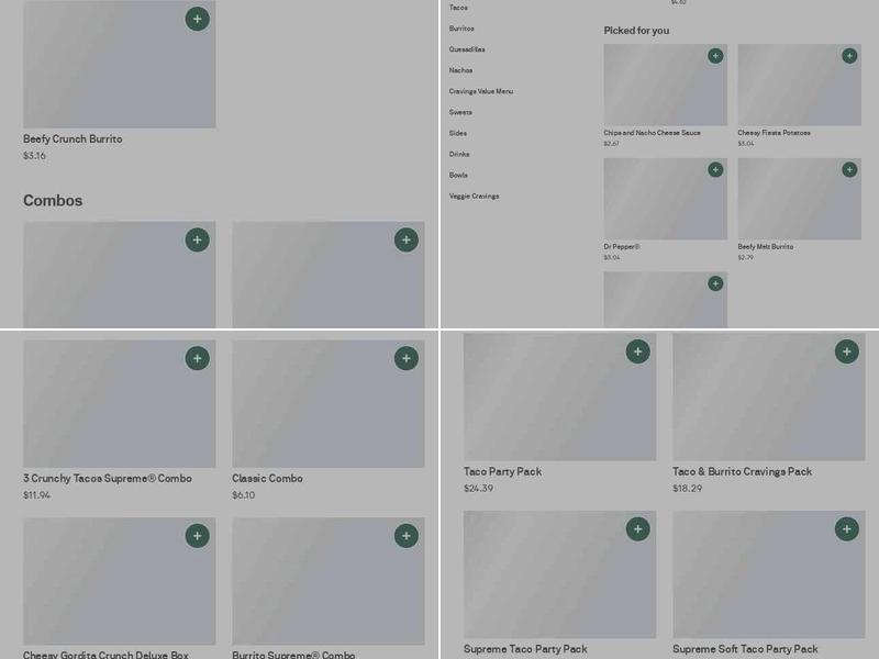 Taco Bell Menu