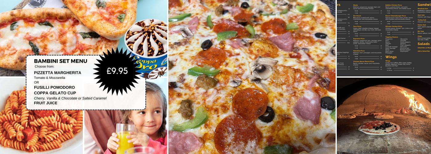 Warehouse pizza Menu