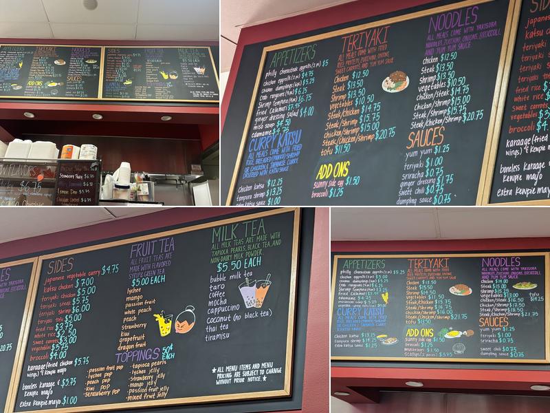 Hungry Sumo Hibachi House Menu