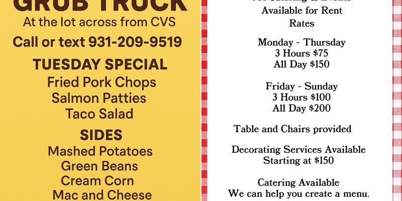 Mama's Table Country Cooking Seafood Buffet Menu