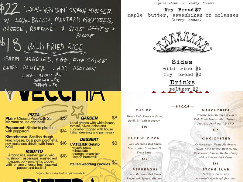 Katahdin Kitchen Menu