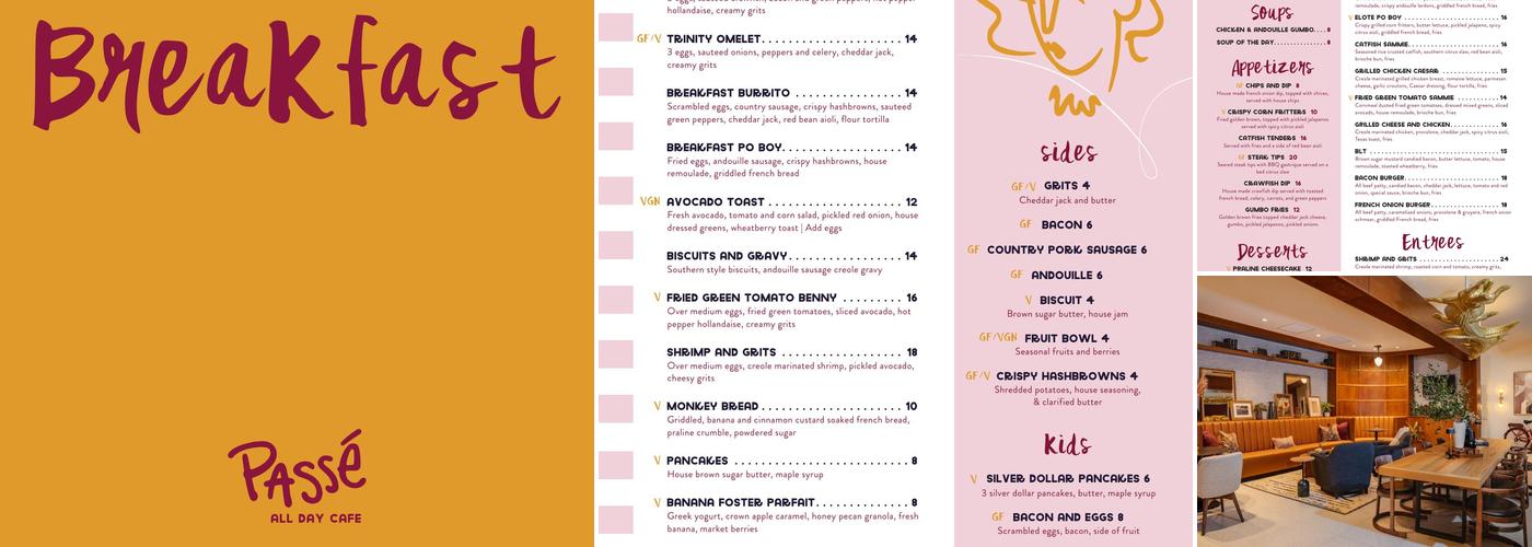Passé Menu