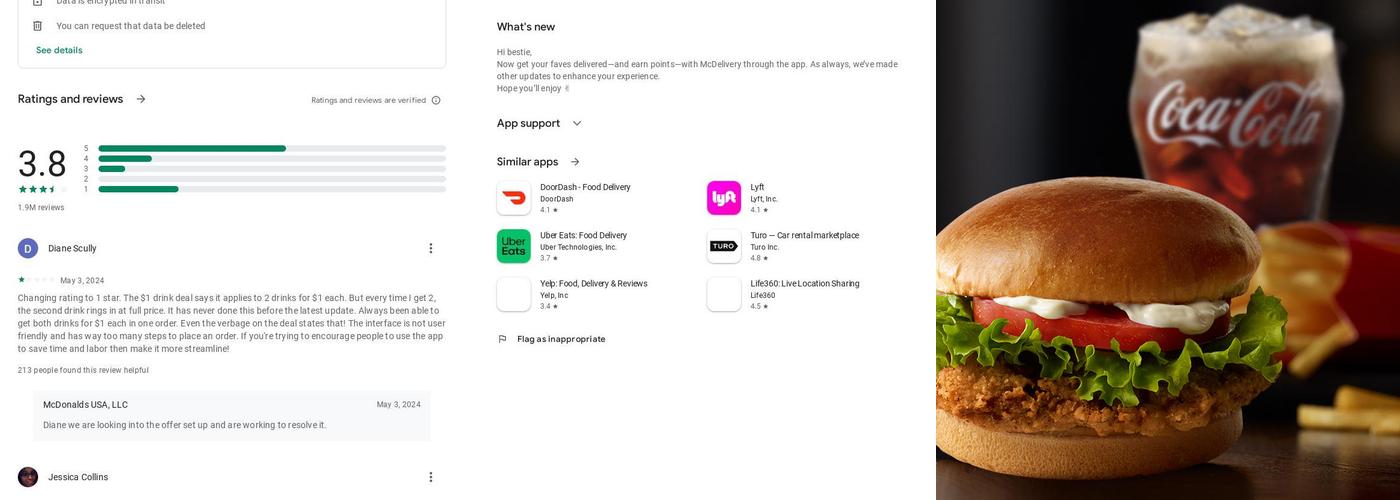 McDonald's Menu