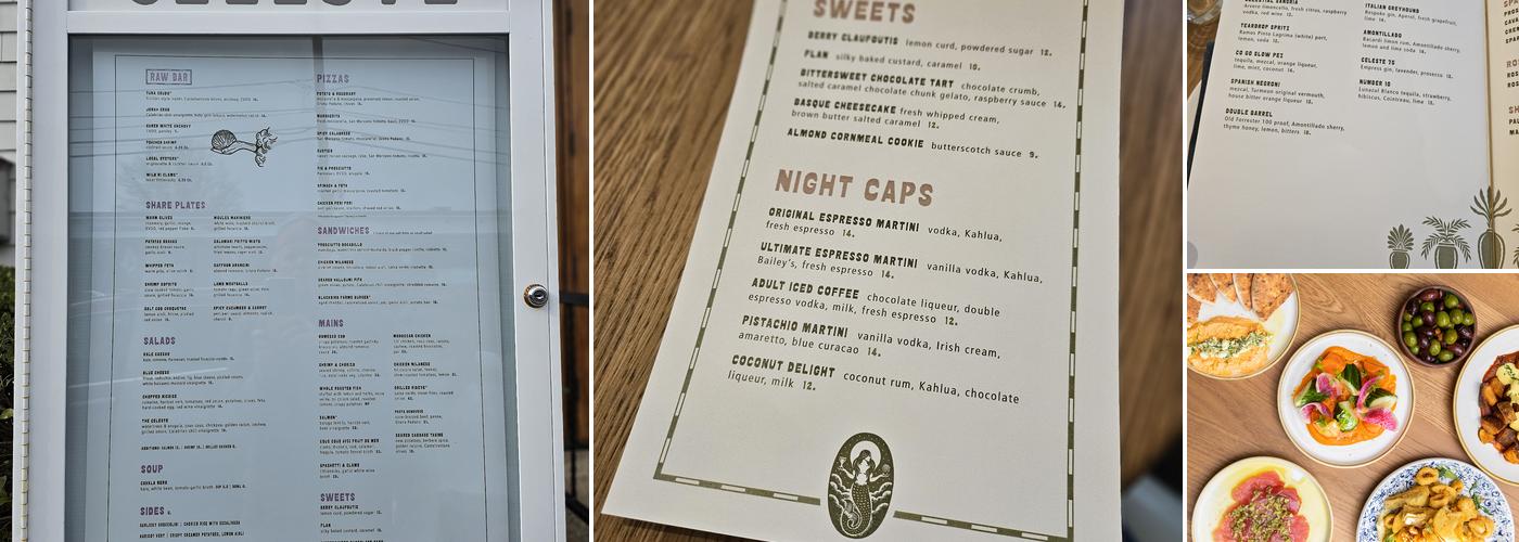Celeste Menu