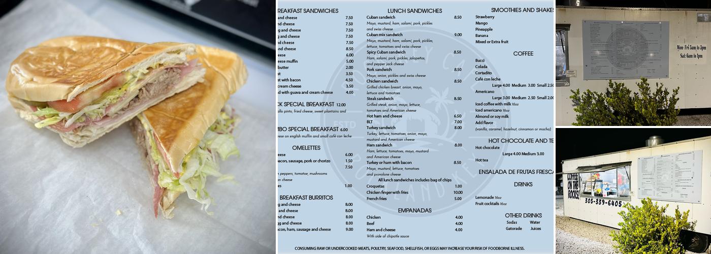 Rock Key Café Menu