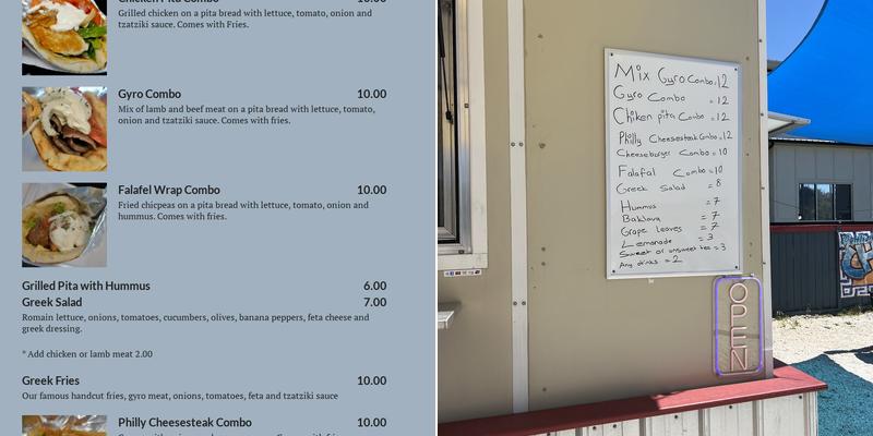 Efes greek kitchen Menu