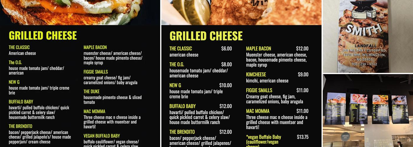 CheeseSmith Menu