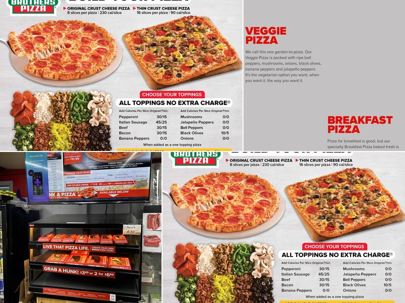 Hunt Brothers Pizza Menu