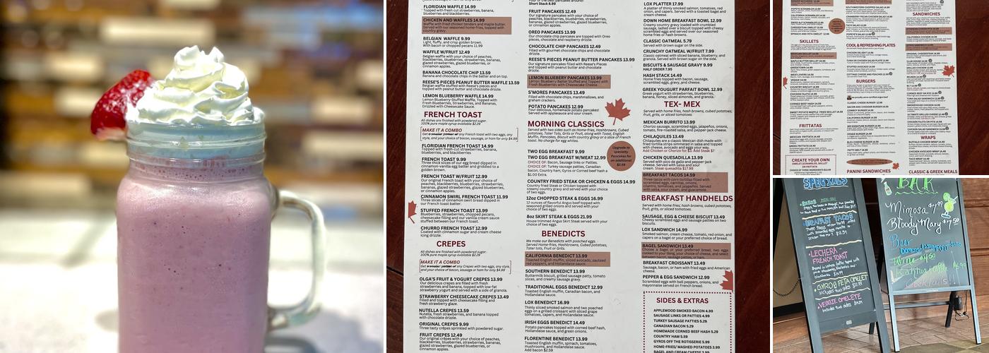 Maple Butter Cafe Menu