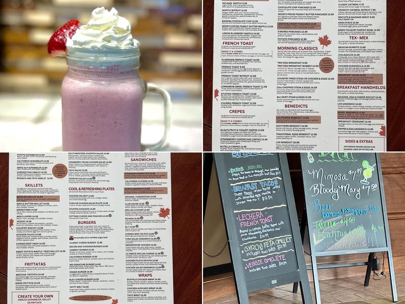 Maple Butter Cafe Menu