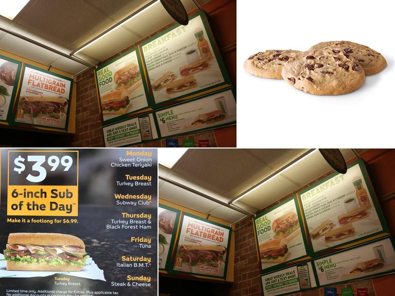Subway Menu