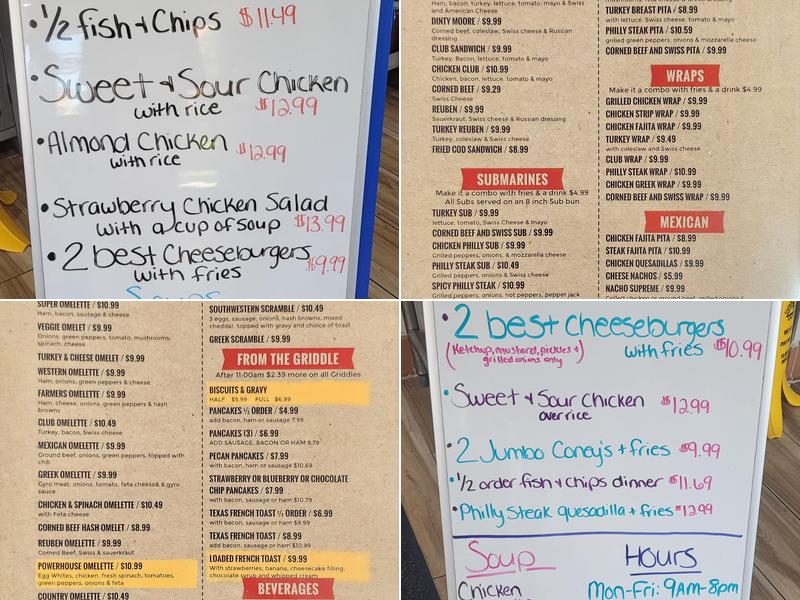 Burger Barn of Yale Menu