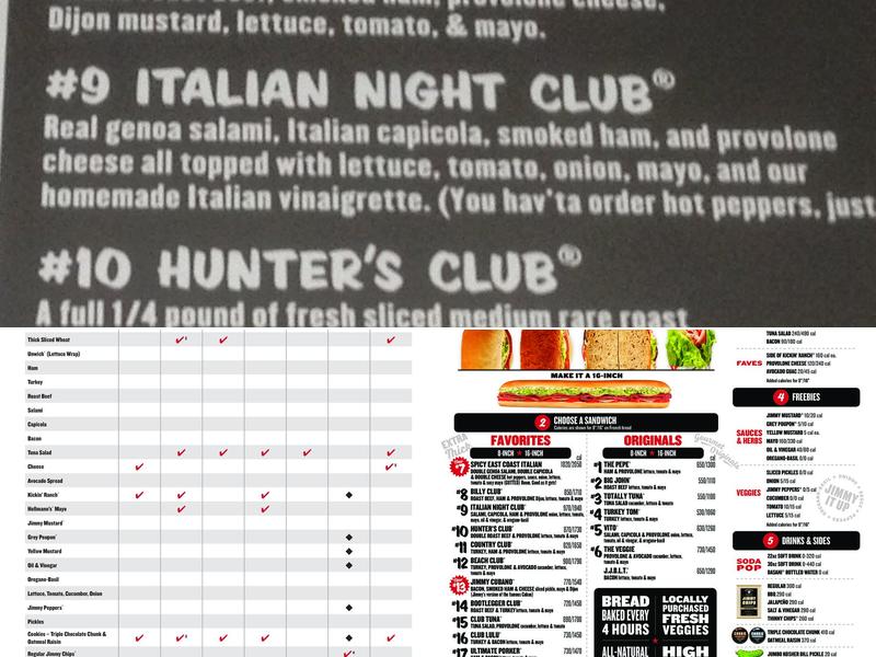 Jimmy John's Menu