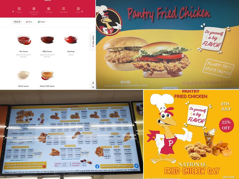 Pantry Fried Chicken @ Robbins Menu