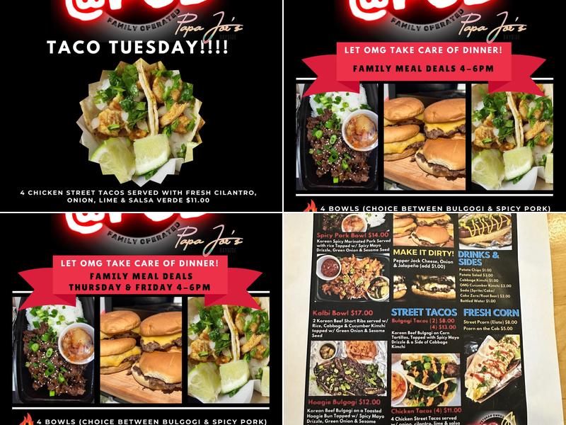 OMG @ PCB Menu