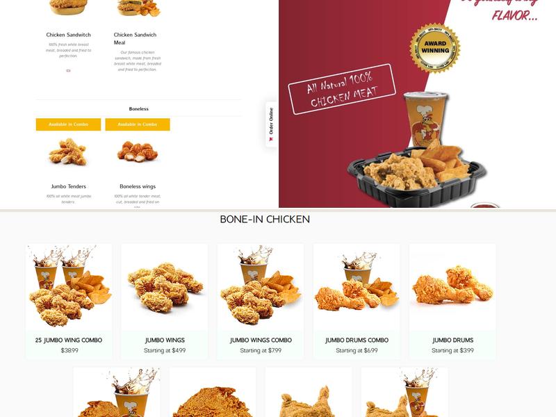 Pantry Fried Chicken @ Ramseur Menu