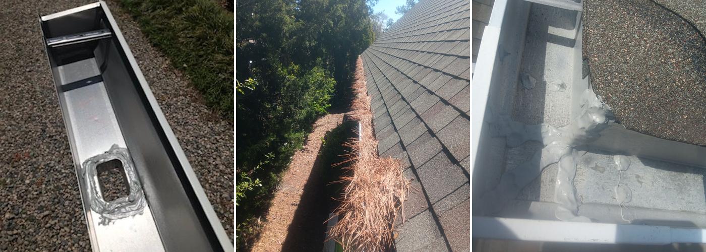 Gutter cleaning and installation