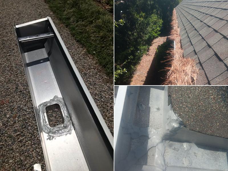 Gutter cleaning and installation