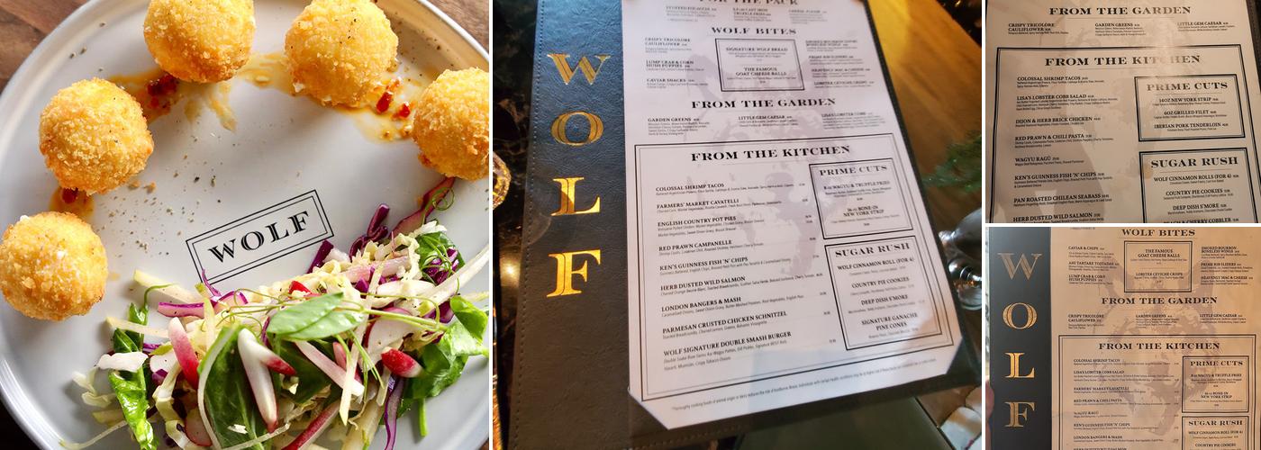 Wolf by Vanderpump Menu
