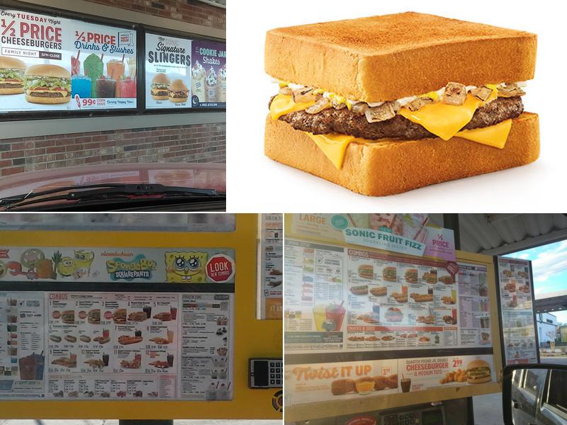Sonic Drive-In Menu