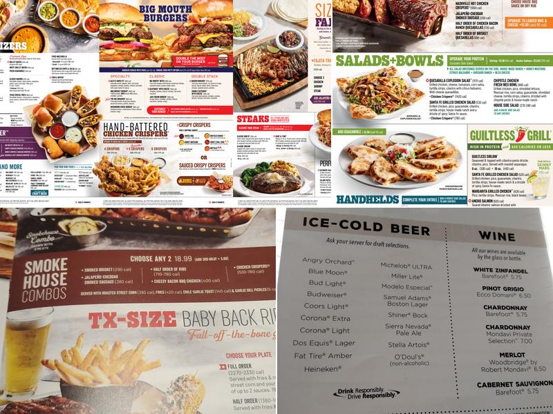 Chili's Grill & Bar Menu