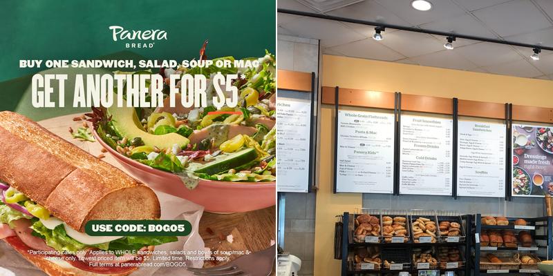 Panera Bread Menu