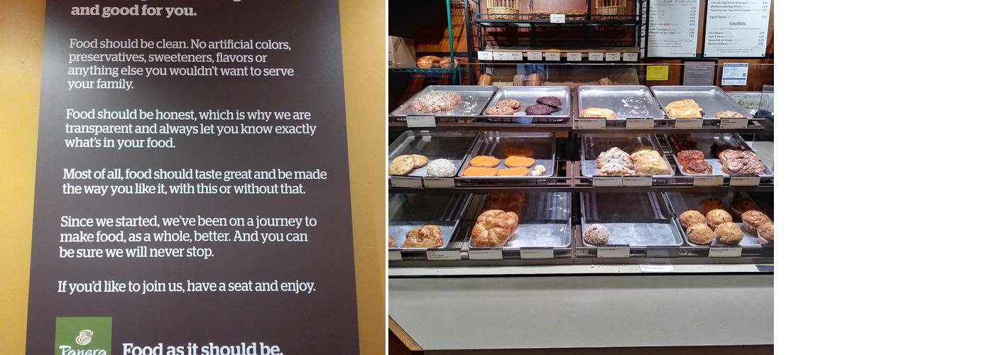 Panera Bread Menu