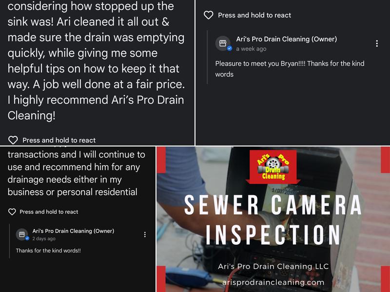 Ari's Pro Drain Cleaning