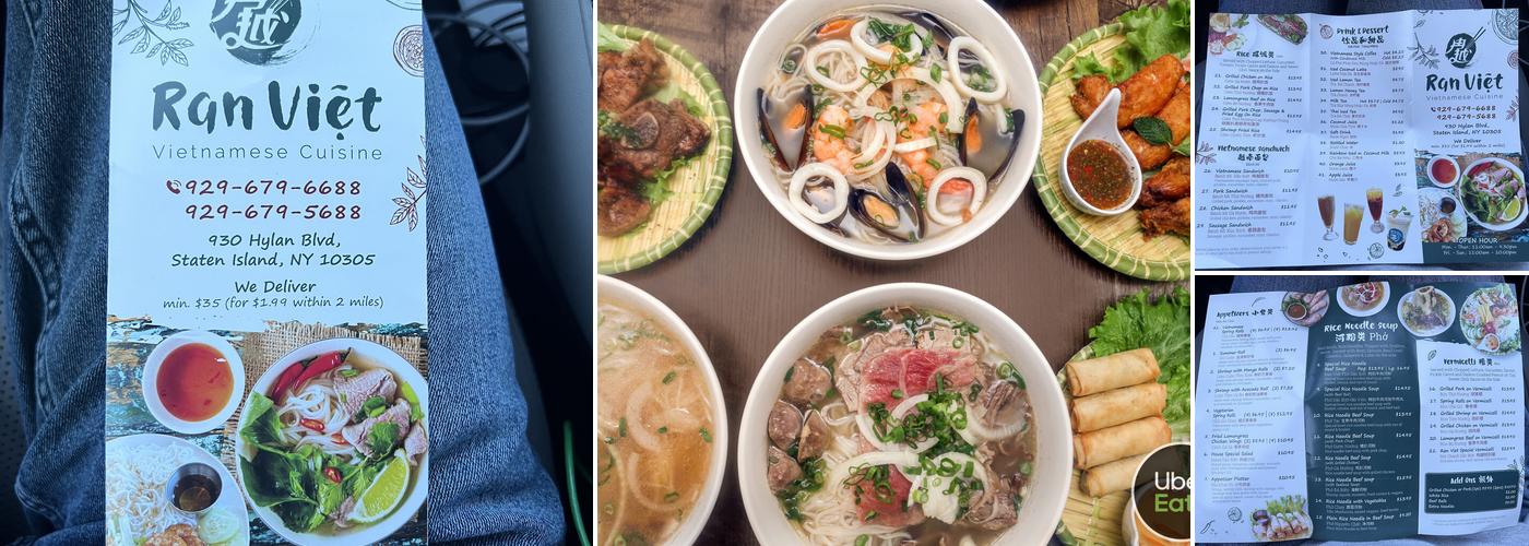 Ran Viet Menu