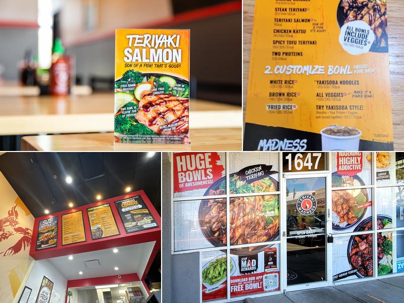 Teriyaki Madness Menu