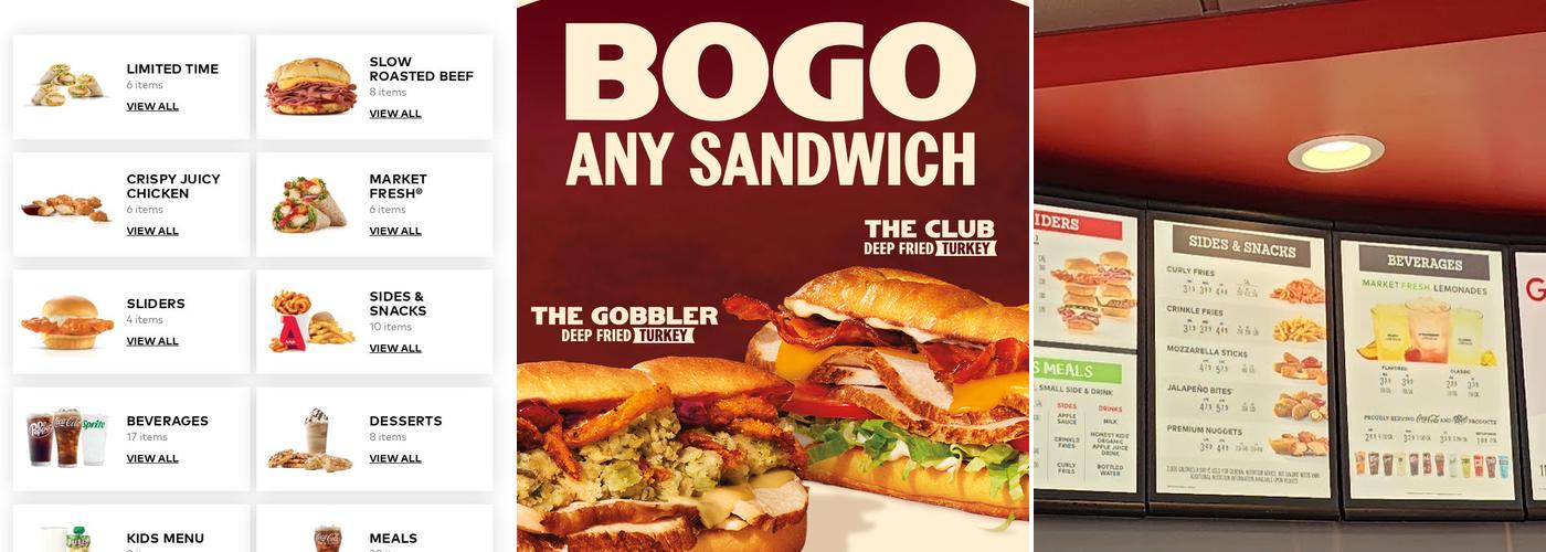 Arby's Menu
