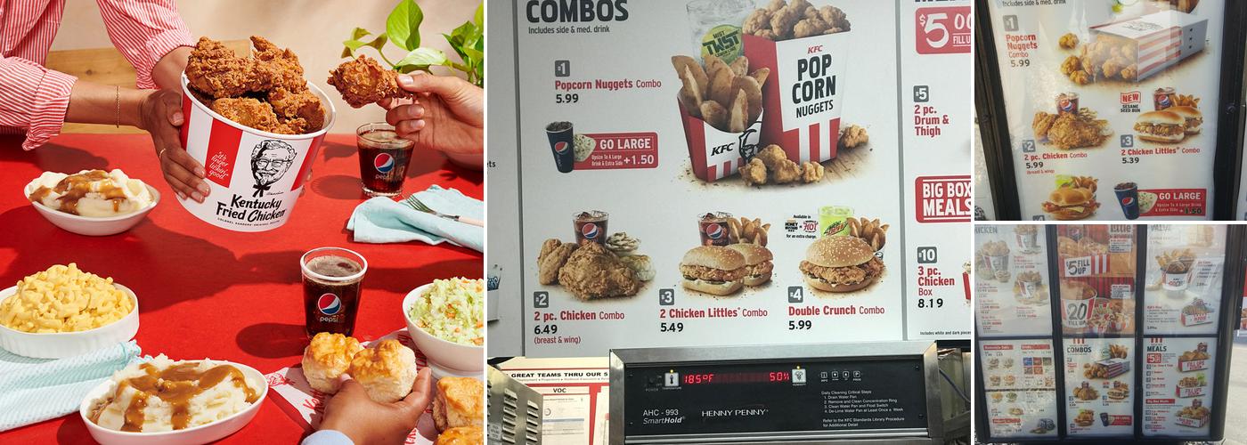 KFC Menu