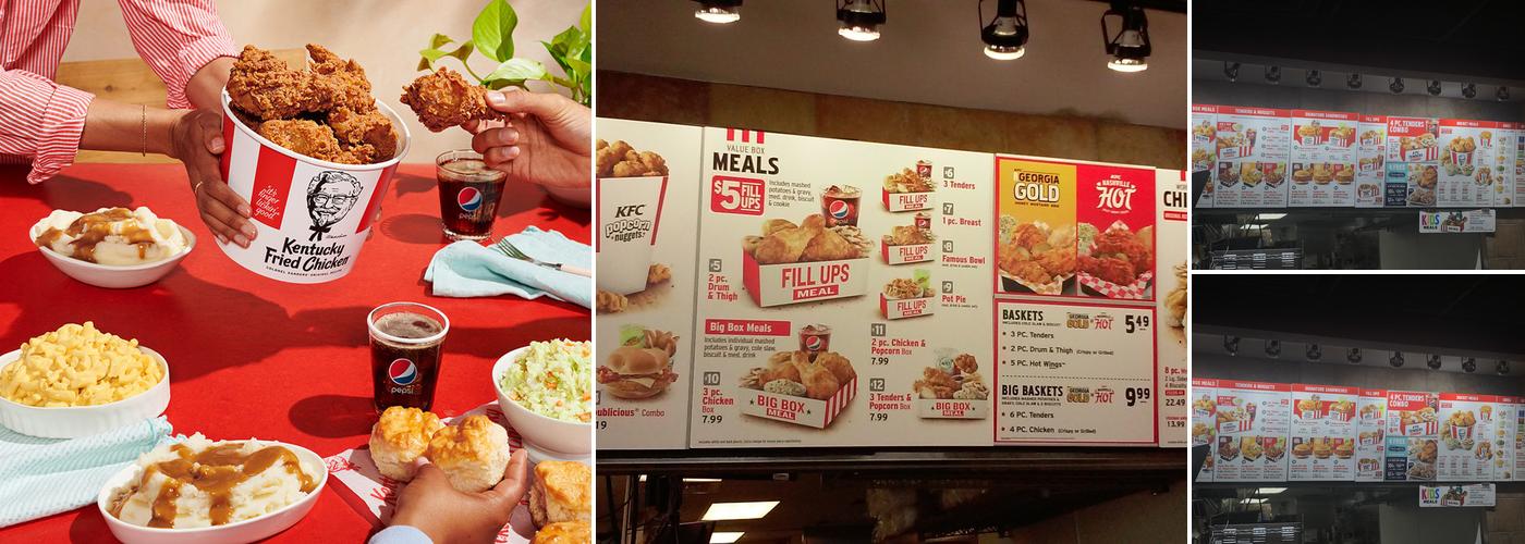 KFC Menu
