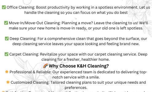 K&H Cleaning Co. LLc 528 Democrat Rd, De Tour Village Michigan 49725