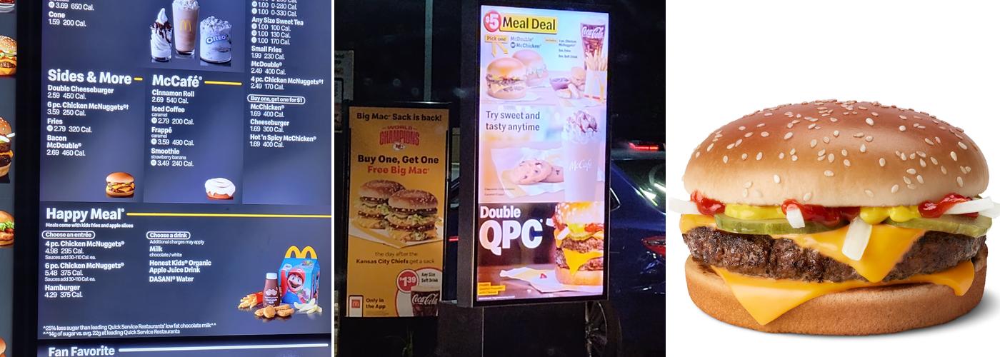 McDonald's Menu