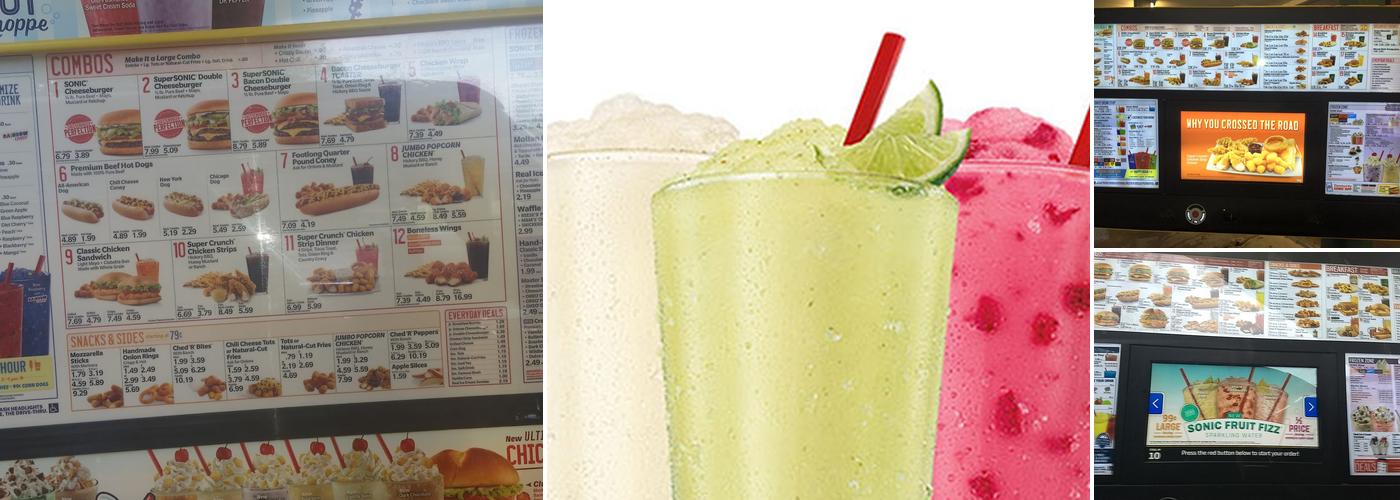Sonic Drive-In Menu
