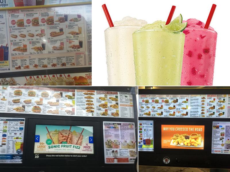Sonic Drive-In Menu